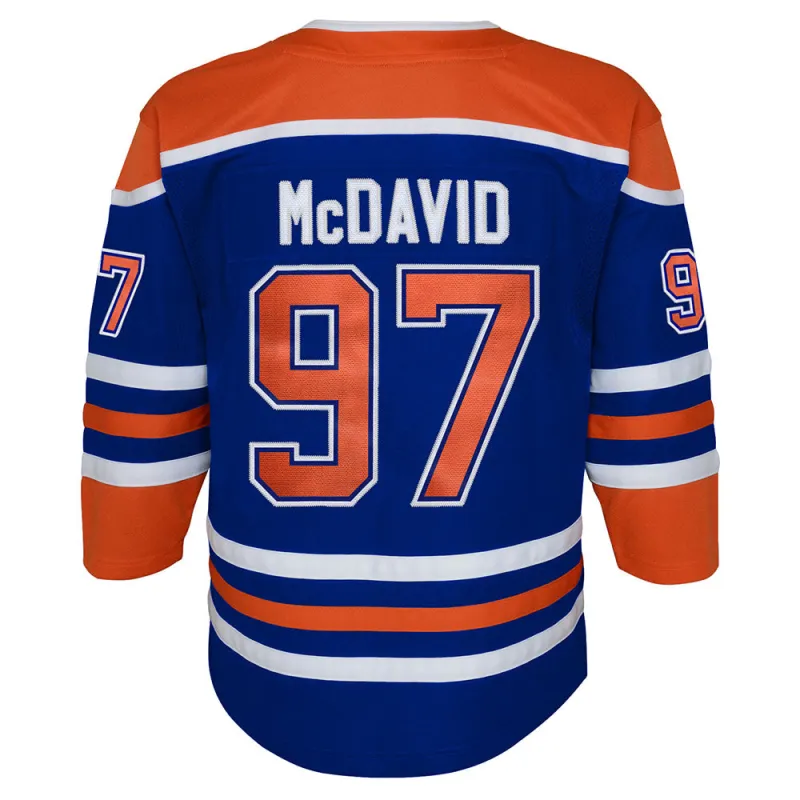 Outerstuff Edmonton Oilers Connor Mcdavid Youth Premier Jersey sold by Pro Hockey Life