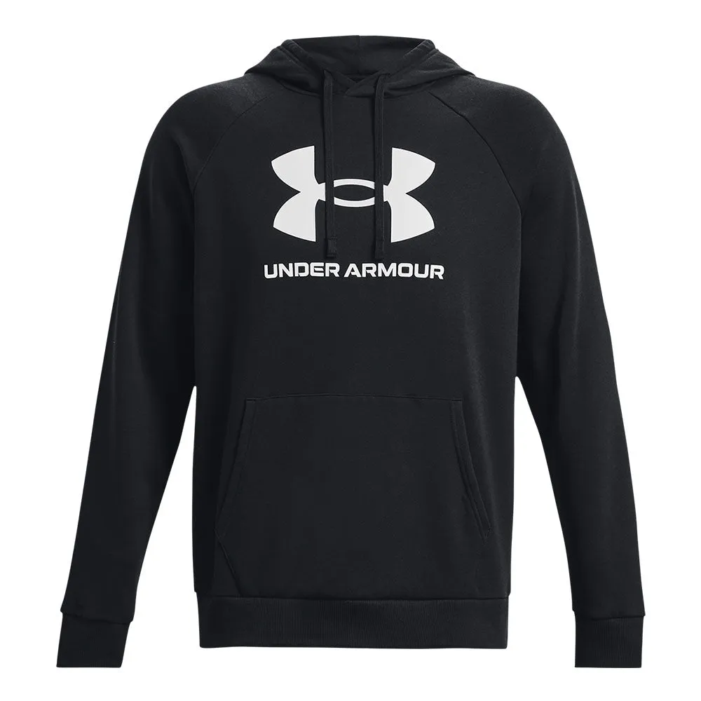 Under Armour Rival Fleece Big Logo Adult Black Pullover Hoodie sold by Pro Hockey Life