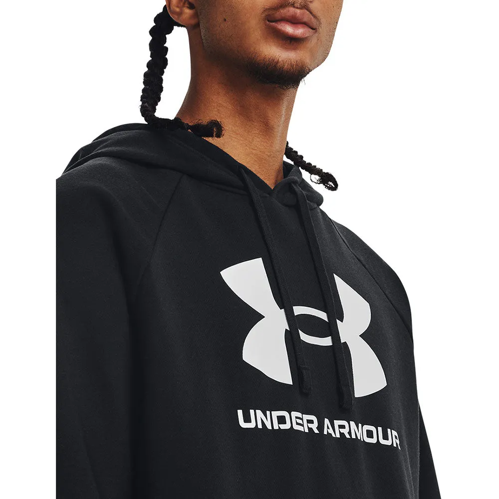 Under Armour Rival Fleece Big Logo Adult Black Pullover Hoodie sold by Pro Hockey Life product image thumbnail 5