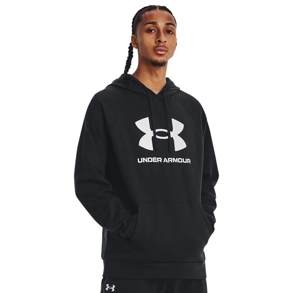 Under Armour Rival Fleece Big Logo Adult Black Pullover Hoodie sold by Pro Hockey Life product image thumbnail 3