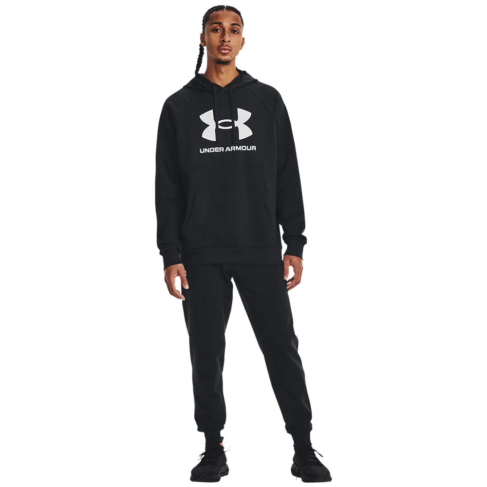 Under Armour Rival Fleece Big Logo Adult Black Pullover Hoodie sold by Pro Hockey Life product image thumbnail 4