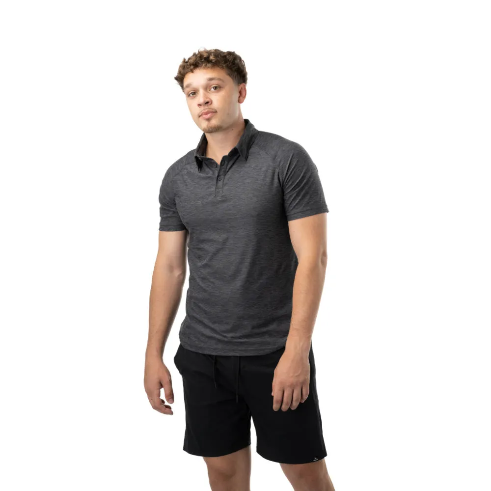 Bauer Flc Core Performance Adult Grey Polo sold by Pro Hockey Life product image thumbnail 3