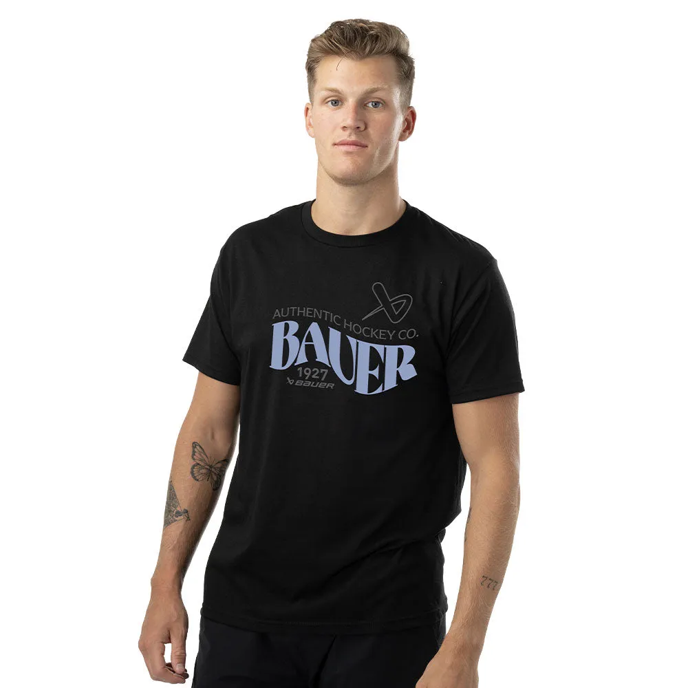 Bauer 1927 Graphic Adult Black T Shirt sold by Pro Hockey Life
