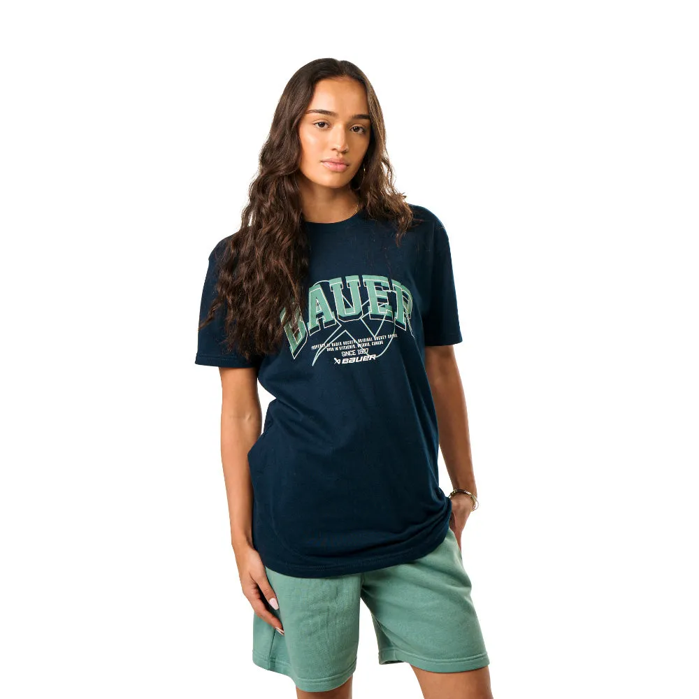 Bauer Collegiate Adult Navy T Shirt sold by Pro Hockey Life product image thumbnail 2