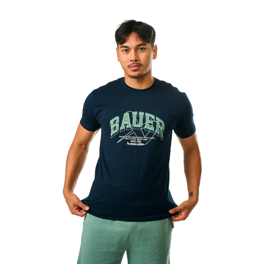 Bauer Collegiate Adult Navy T Shirt sold by Pro Hockey Life product image thumbnail 5