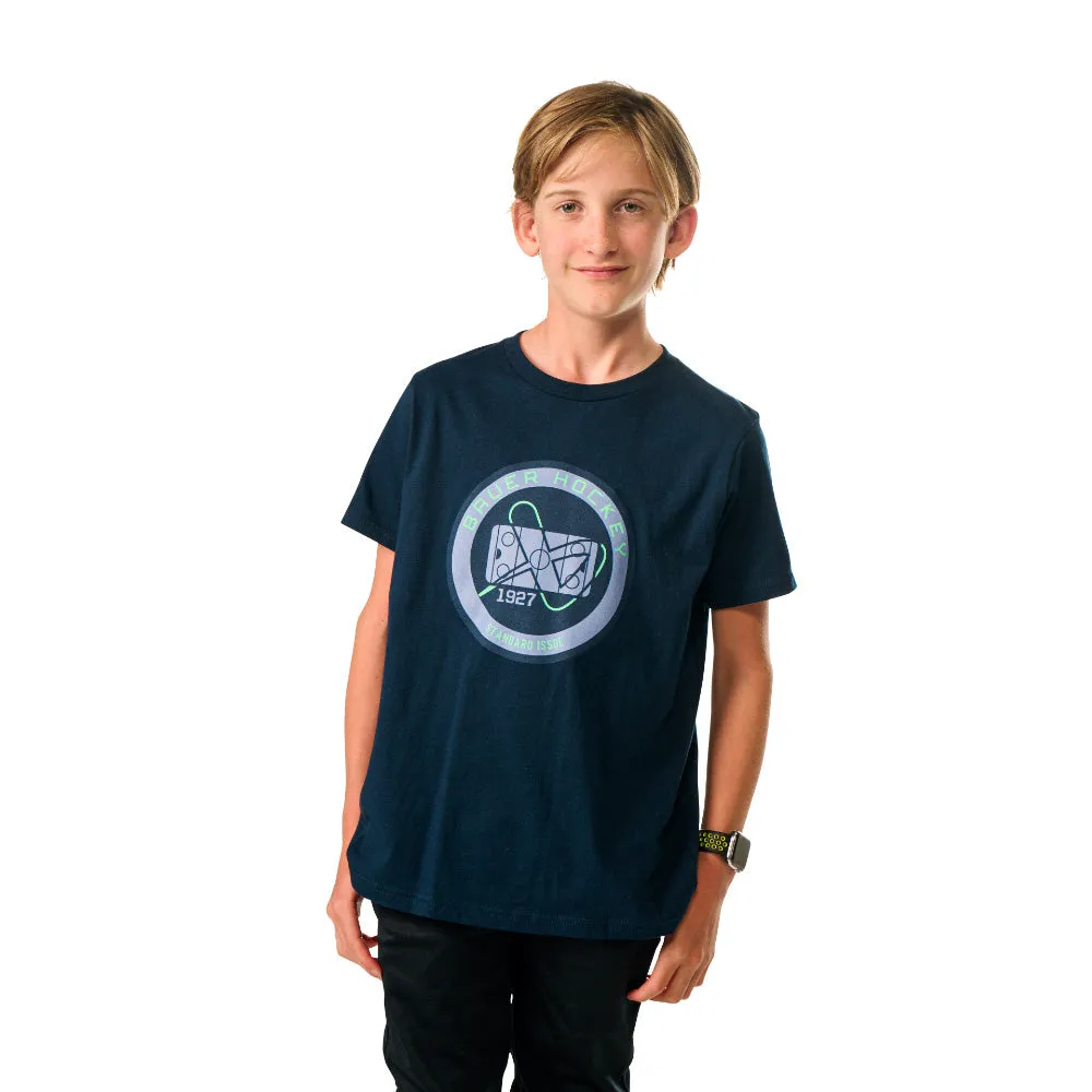 Bauer Hockey Rink Youth Navy T Shirt sold by Pro Hockey Life product image thumbnail 3