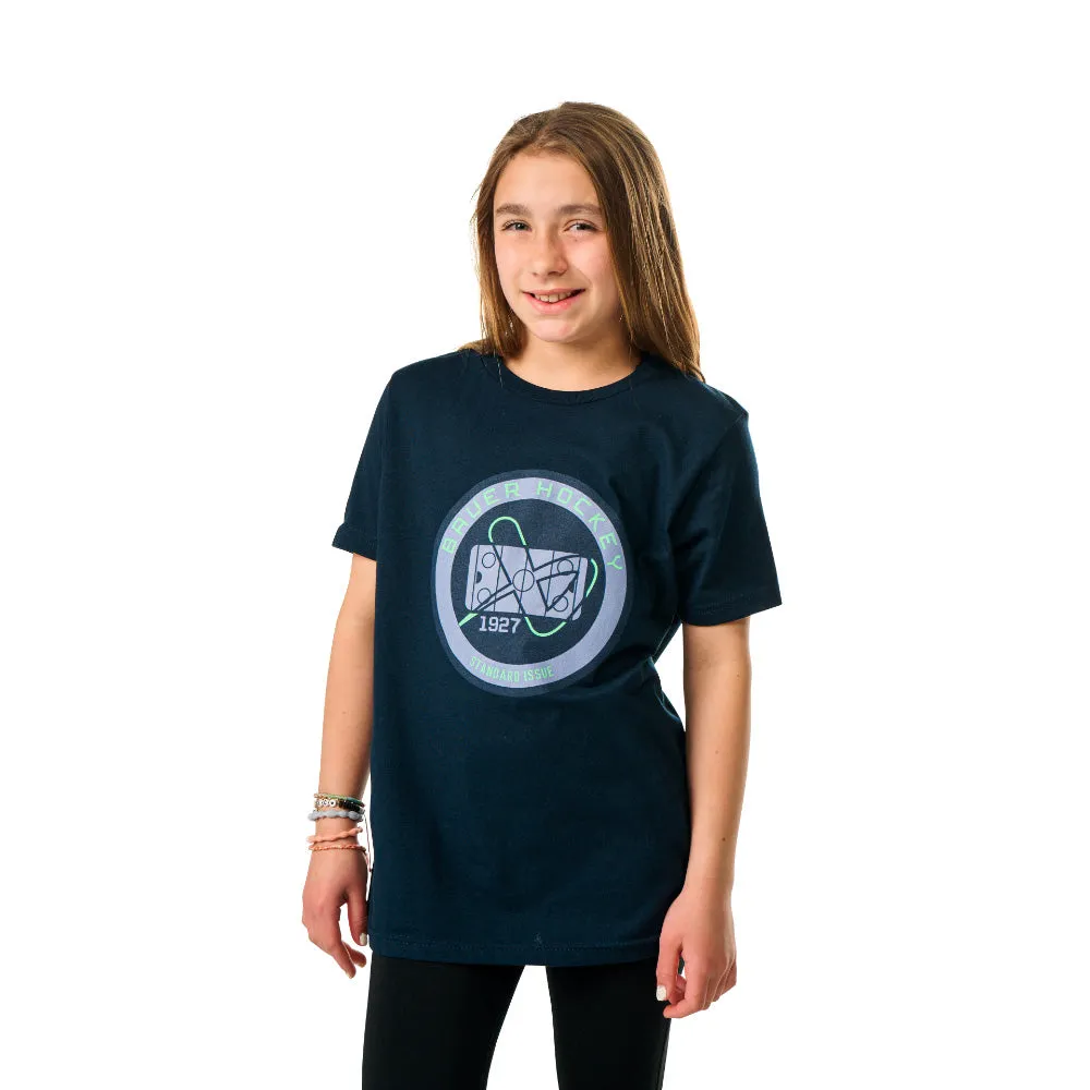 Bauer Hockey Rink Youth Navy T Shirt sold by Pro Hockey Life product image thumbnail 2