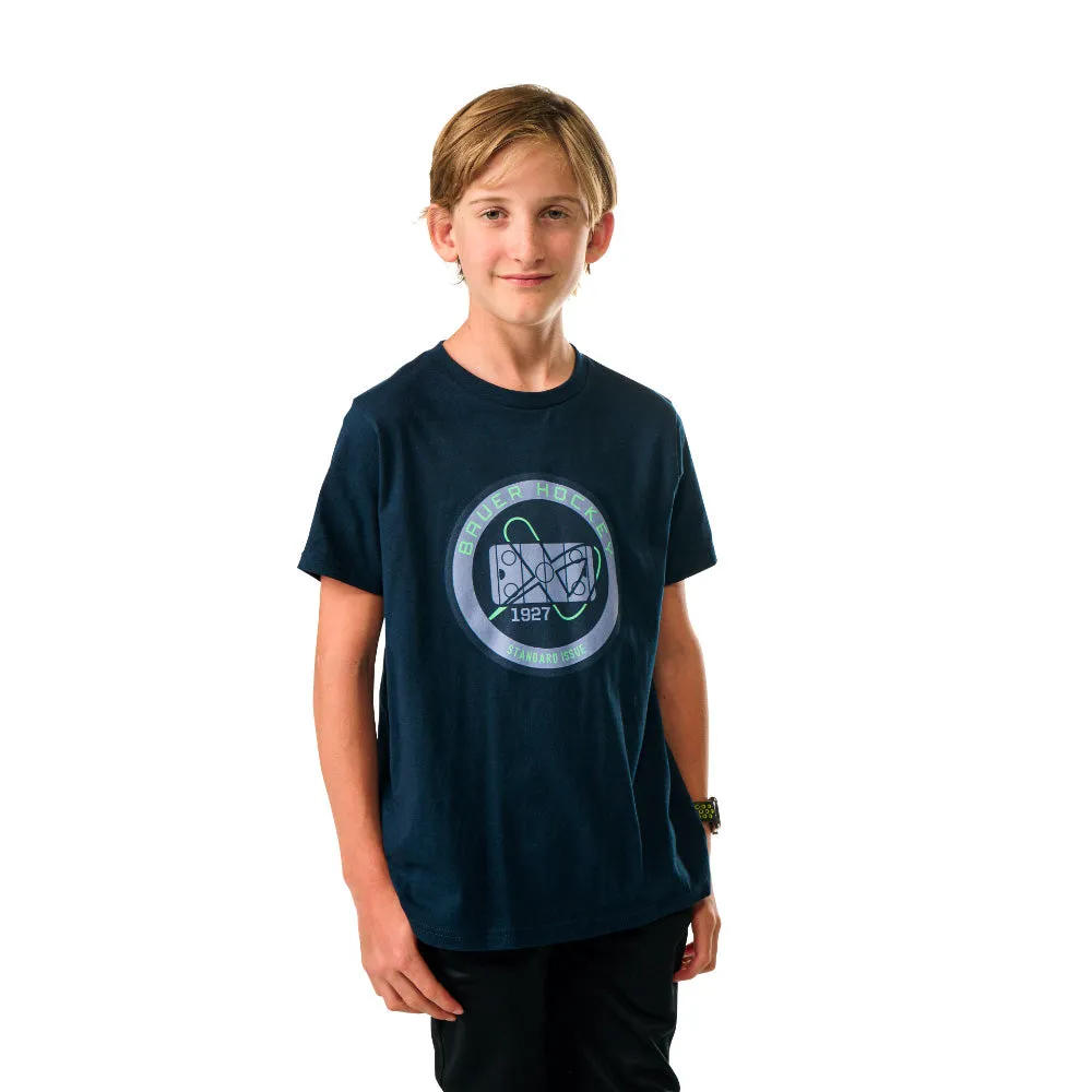 Bauer Hockey Rink Youth Navy T Shirt sold by Pro Hockey Life product image thumbnail 4