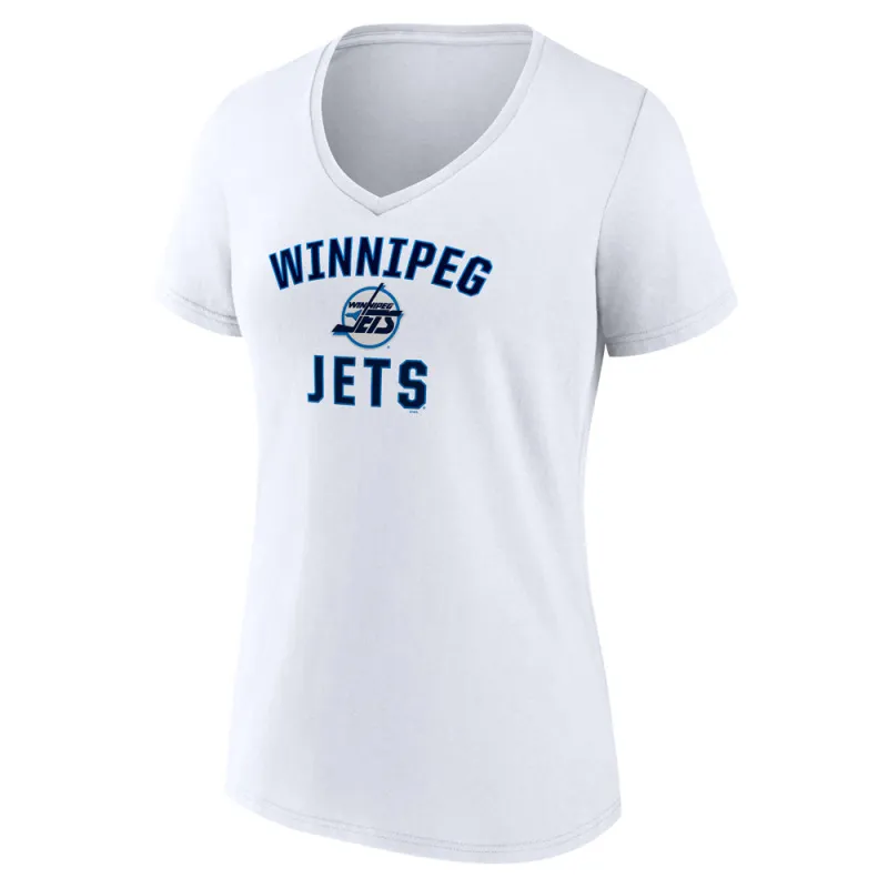Fanatics Winnipeg Jets Women's White T-Shirt sold by Pro Hockey Life