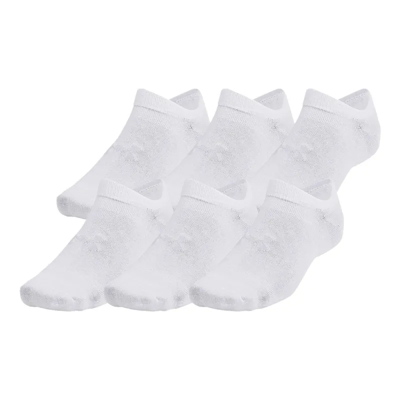 Under Armour Essential Adult White No Show Socks - 6 Pack made by Under Armour
