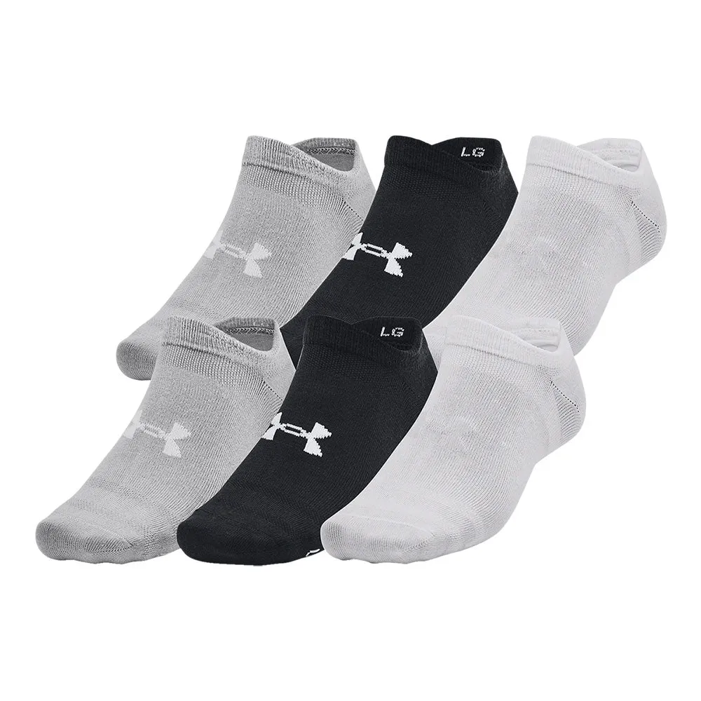Under Armour Essential Adult Lightweight No Show Socks - 6 Pack sold by Pro Hockey Life