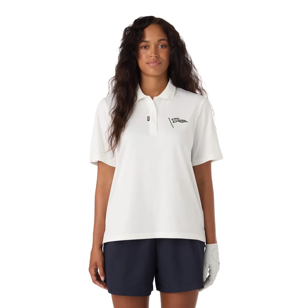 CCM Golf Women's Solid White Polo Shirt sold by Pro Hockey Life product image thumbnail 3