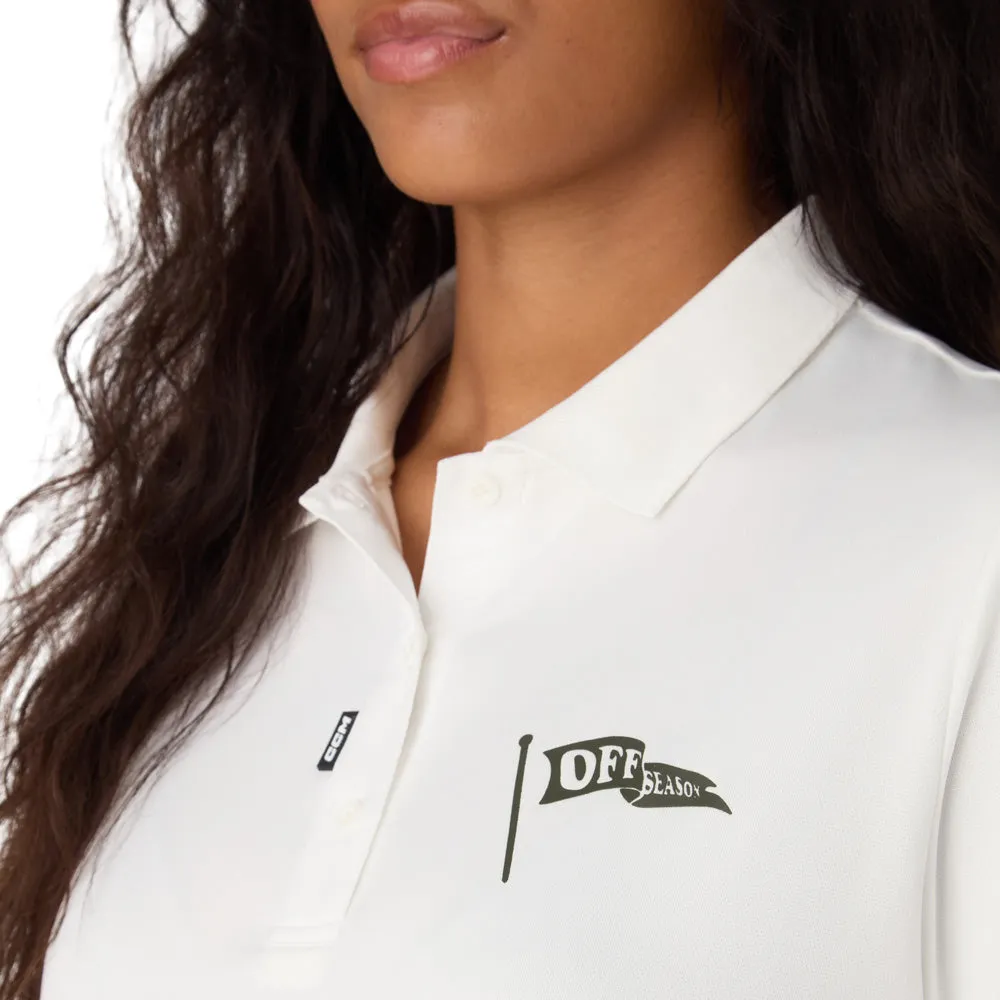 CCM Golf Women's Solid White Polo Shirt sold by Pro Hockey Life product image thumbnail 5