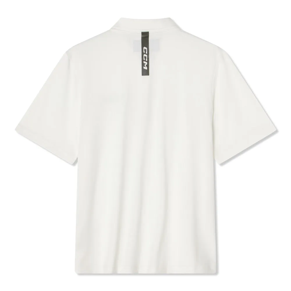 CCM Golf Women's Solid White Polo Shirt sold by Pro Hockey Life product image thumbnail 2