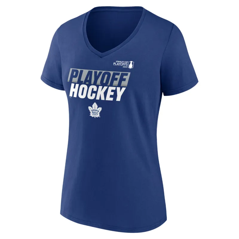 Fanatics Toronto Maple Leafs 2025 Stanley Cup Playoffs Women'S Blue T Shirt sold by Pro Hockey Life