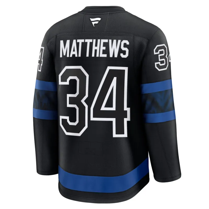 Fanatics Toronto Maple Leafs Auston Matthews Premium Adult Alternate Jersey sold by Pro Hockey Life
