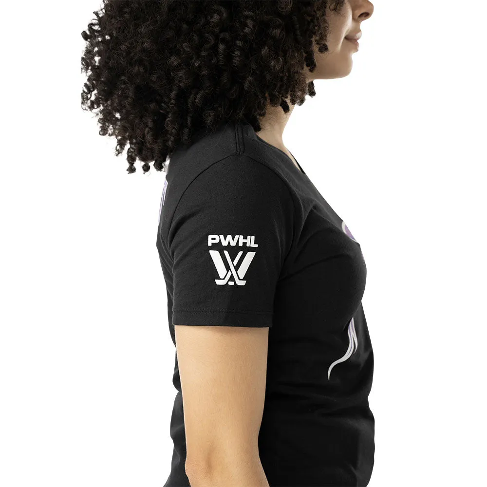 Bauer Minnesota Frost Women'S Black T Shirt sold by Pro Hockey Life product image thumbnail 3