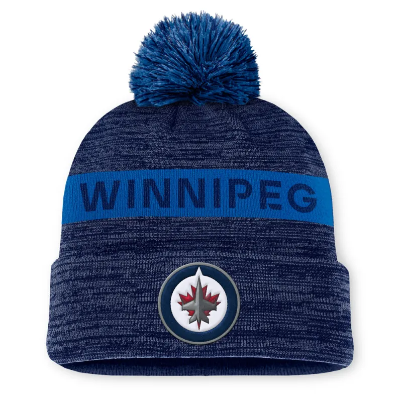 Fanatics Winnipeg Jets Rink 11 Acrylic Cuffed Pom Beanie sold by Pro Hockey Life