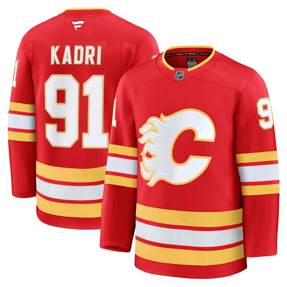 Fanatics Calgary Flames Nazem Kadri Premium Adult Home Jersey sold by Pro Hockey Life product image thumbnail 3