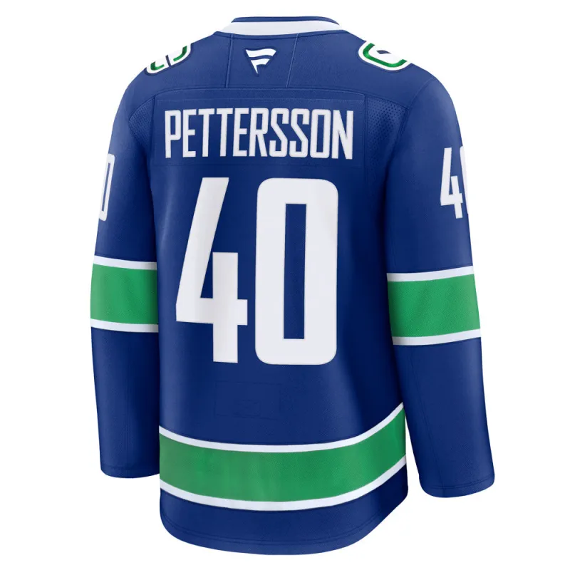 Fanatics Vancouver Canucks Elias Pettersson Premium Adult Home Jersey sold by Pro Hockey Life