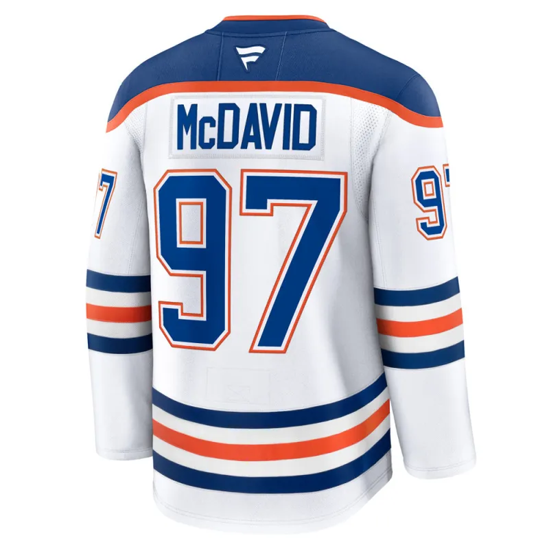 Fanatics Edmonton Oilers Connor Mcdavid Premium Adult Away Jersey sold by Pro Hockey Life
