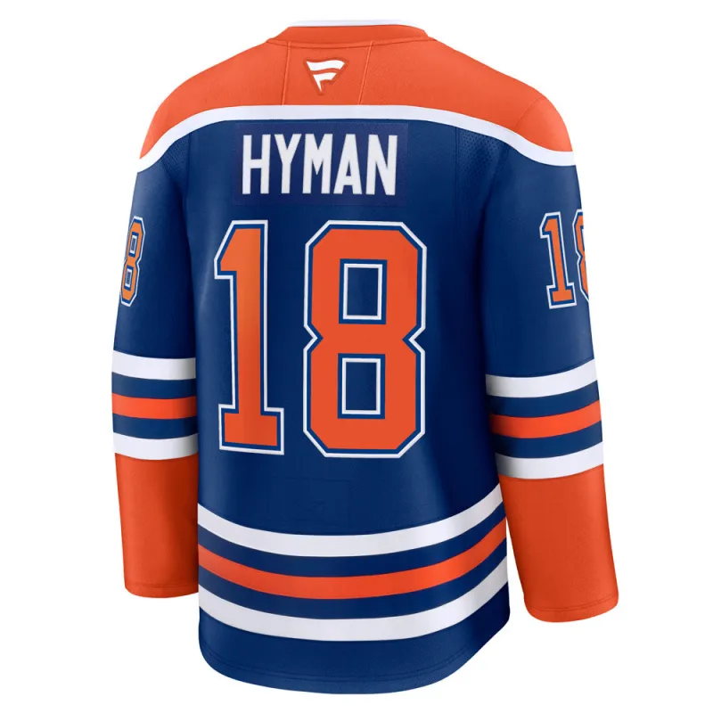 Fanatics Edmonton Oilers Zach Hyman Premium Adult Home Jersey sold by Pro Hockey Life