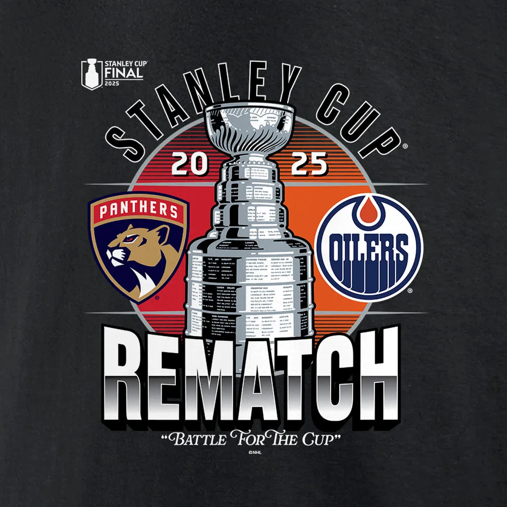 Fanatics 2025 Stanley Cup Final Rematch Adult Black T Shirt sold by Pro Hockey Life product image thumbnail 4