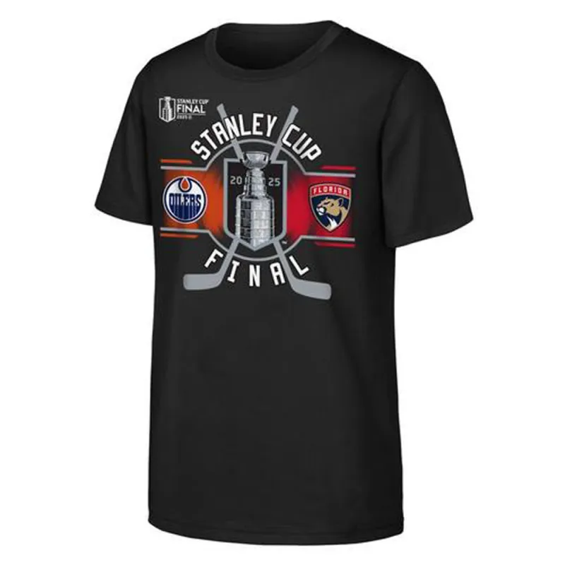 Outerstuff 2025 Stanley Cup Final Matchup Youth Black T Shirt sold by Pro Hockey Life
