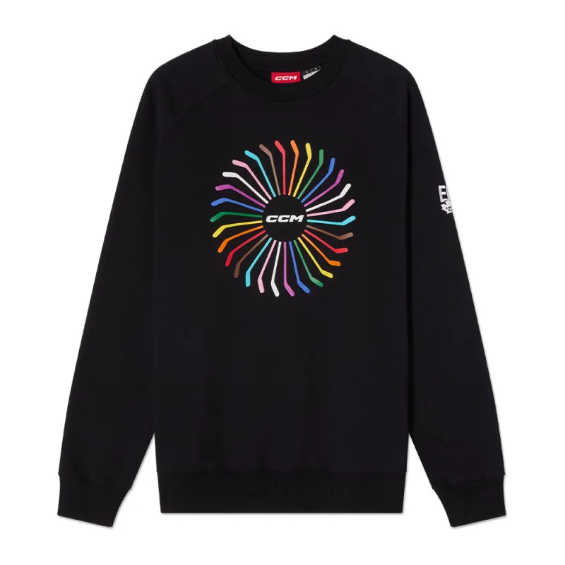 CCM Pride Adult Fleece Crew Shirt made by CCM