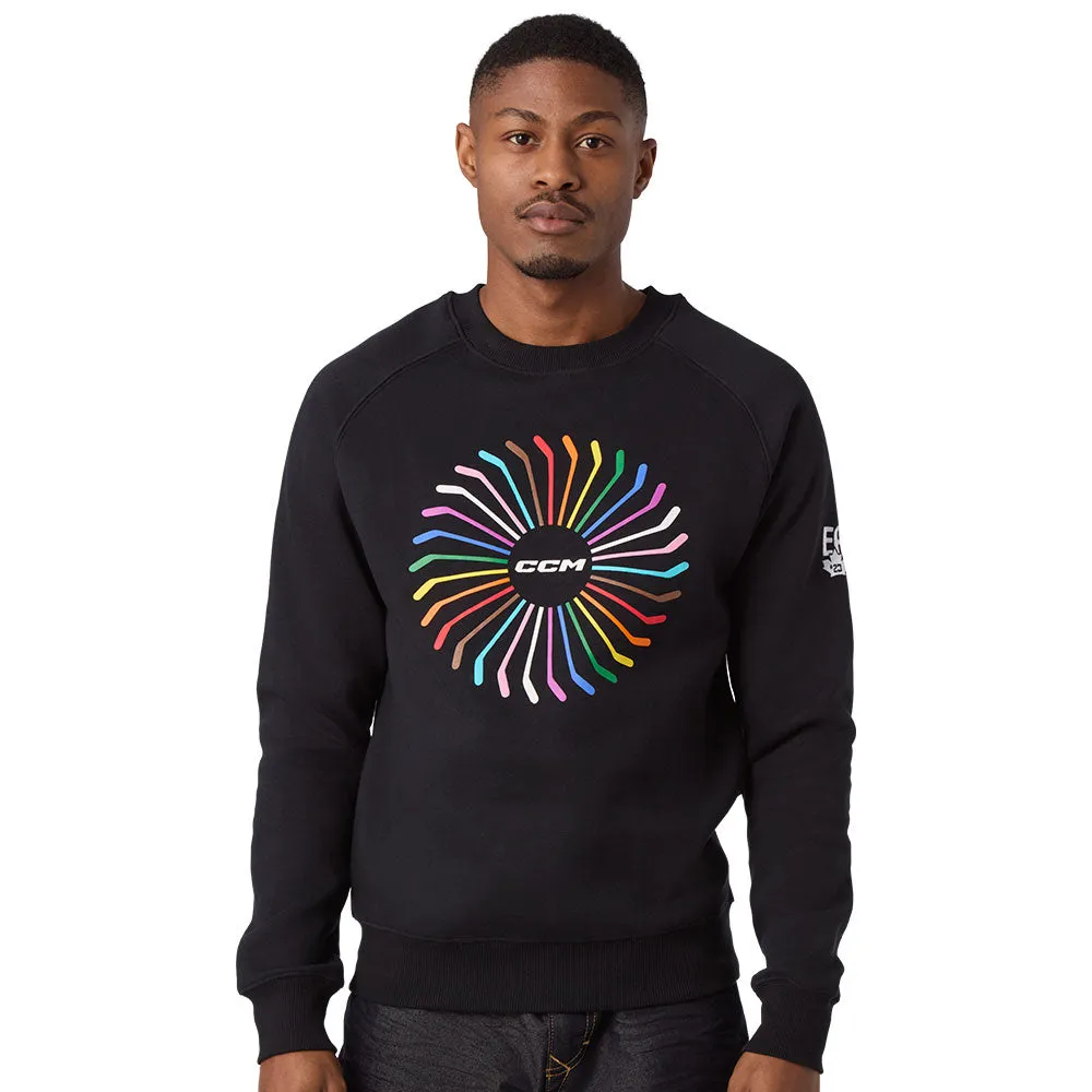 CCM Pride Adult Fleece Crew Shirt sold by Pro Hockey Life product image thumbnail 4