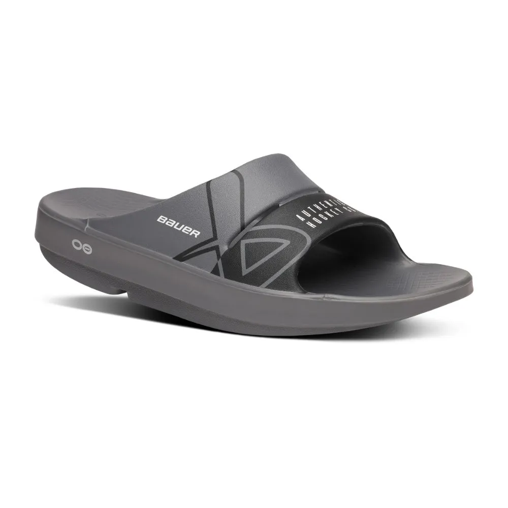 Bauer Oofos Grey Sport Slides sold by Pro Hockey Life product image thumbnail 3