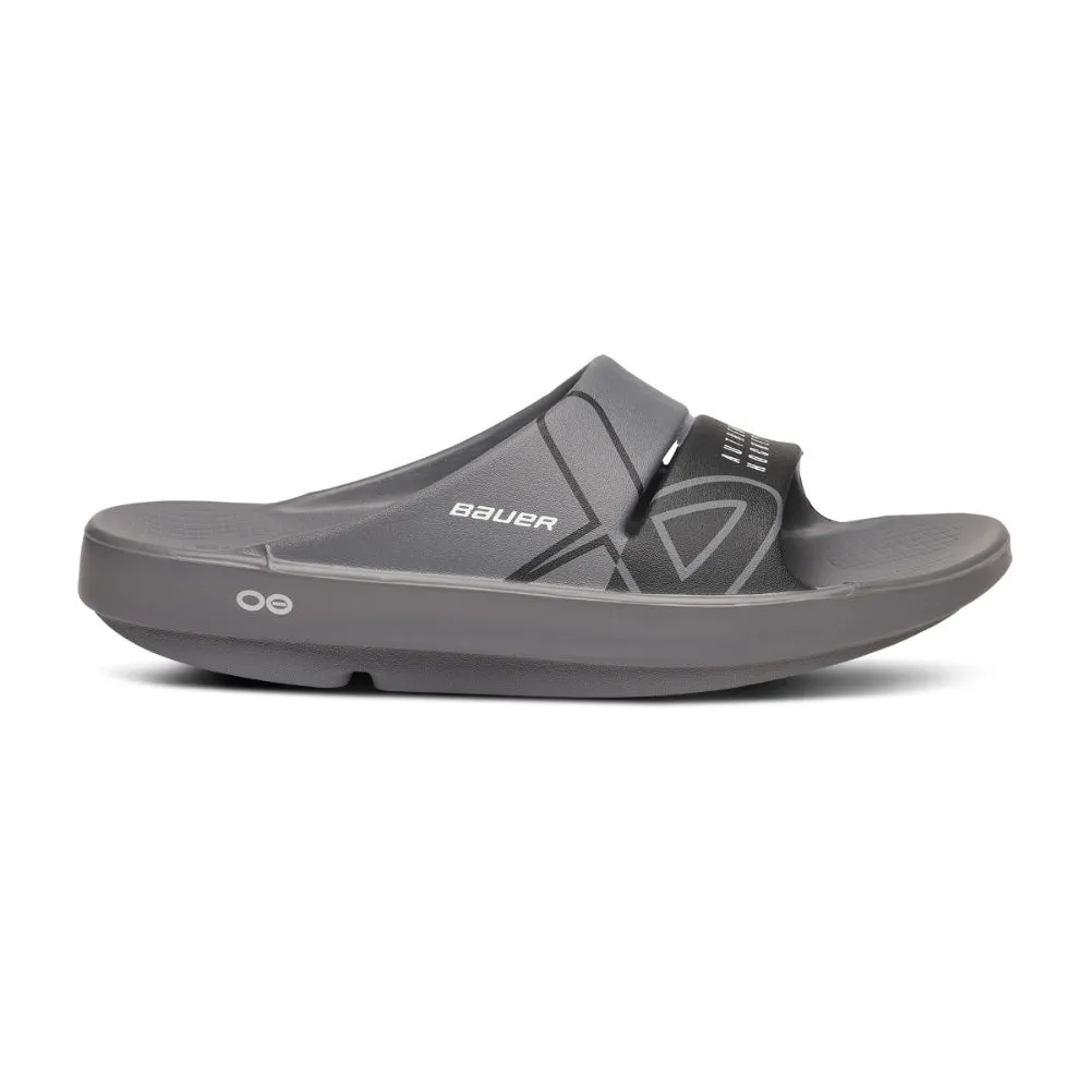 Bauer Oofos Grey Sport Slides sold by Pro Hockey Life product image thumbnail 4