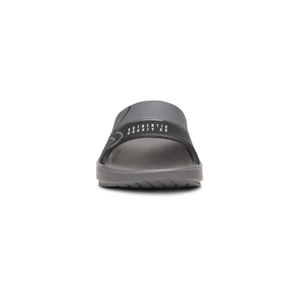 Bauer Oofos Grey Sport Slides sold by Pro Hockey Life product image thumbnail 2