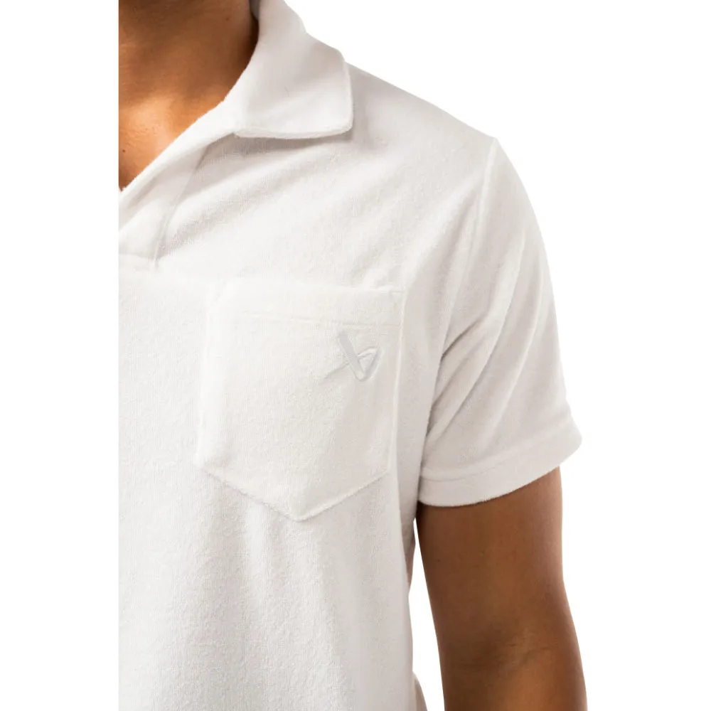 Bauer Terry Adult White Polo Shirt sold by Pro Hockey Life product image thumbnail 5