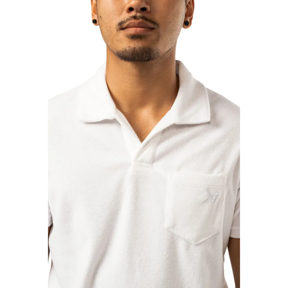 Bauer Terry Adult White Polo Shirt sold by Pro Hockey Life product image thumbnail 4