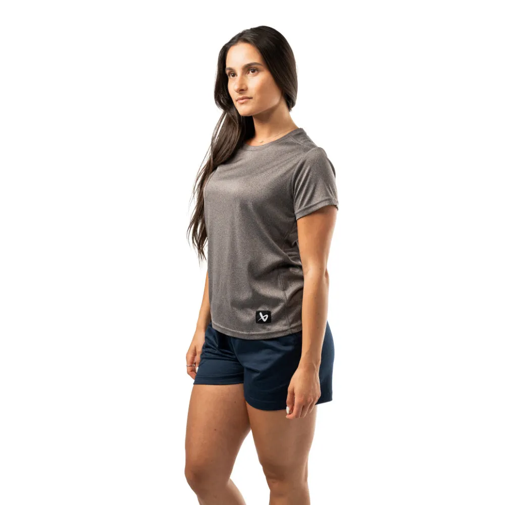 Bauer Team Tech Women'S Grey T Shirt sold by Pro Hockey Life product image thumbnail 2