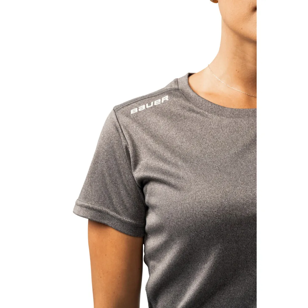 Bauer Team Tech Women'S Grey T Shirt sold by Pro Hockey Life product image thumbnail 4