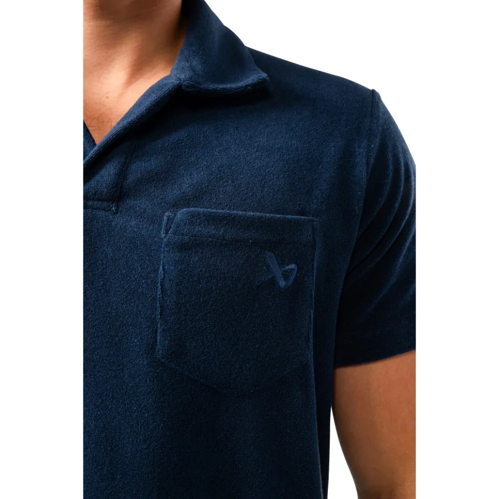 Bauer Terry Adult Navy Polo Shirt sold by Pro Hockey Life product image thumbnail 5