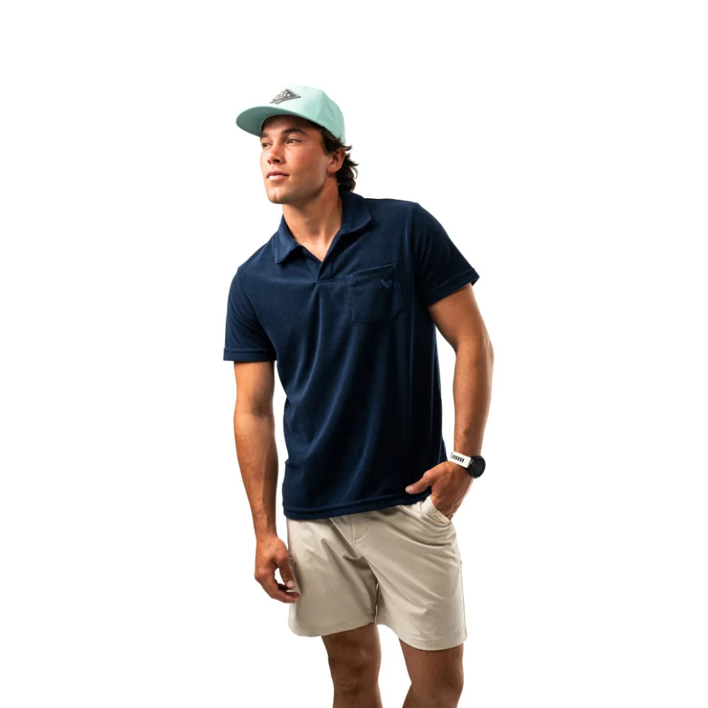 Bauer Terry Adult Navy Polo Shirt sold by Pro Hockey Life product image thumbnail 2