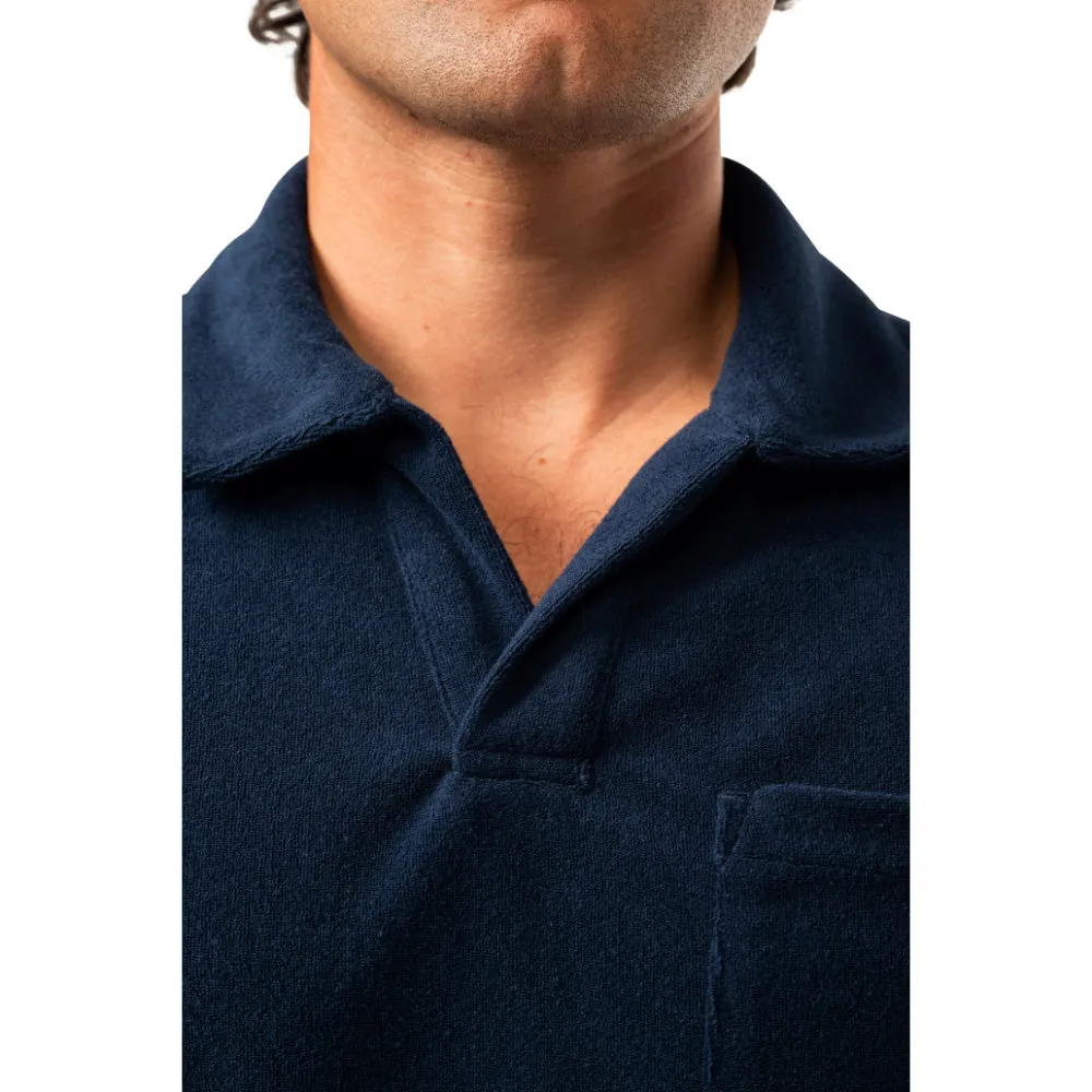 Bauer Terry Adult Navy Polo Shirt sold by Pro Hockey Life product image thumbnail 4