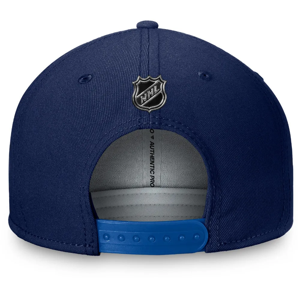 Fanatics Montreal Canadiens Authentic Pro Adult Snap Back Hat Blue sold by Pro Hockey Life product image thumbnail 3