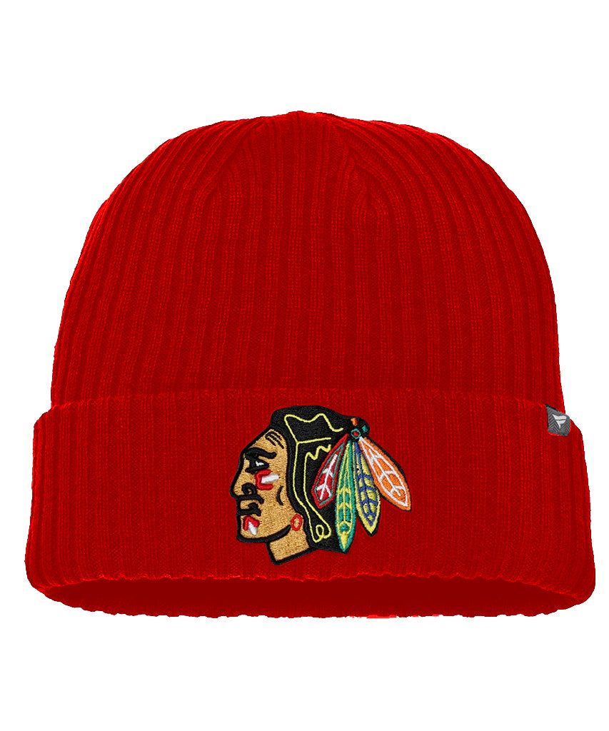 FANATICS CHICAGO BLACKHAWKS CORE KNIT TOQUE sold by Pro Hockey Life
