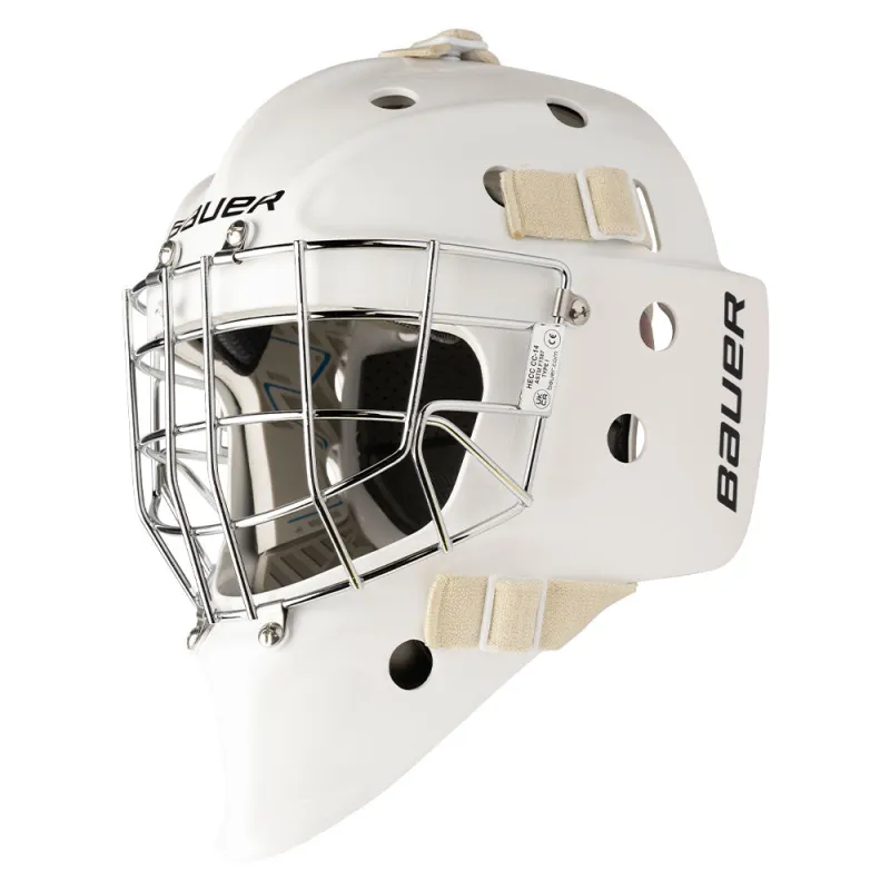 Bauer 950 Senior White Goalie Mask sold by Pro Hockey Life