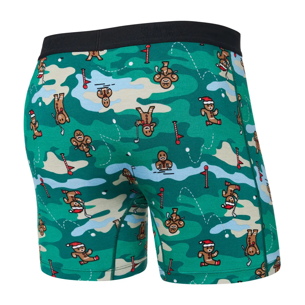 Saxx Vibe Xtra Super Soft Holiday Green Boxer Briefs sold by Pro Hockey Life product image thumbnail 2