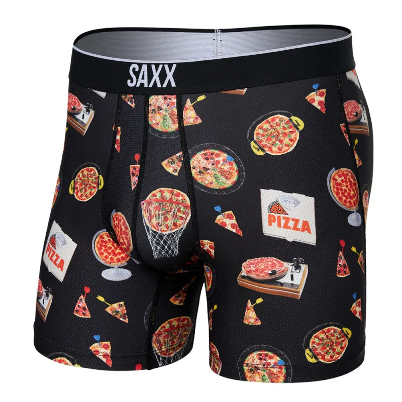 Saxx Volt Pizza On The Brain Boxer Briefs sold by Pro Hockey Life