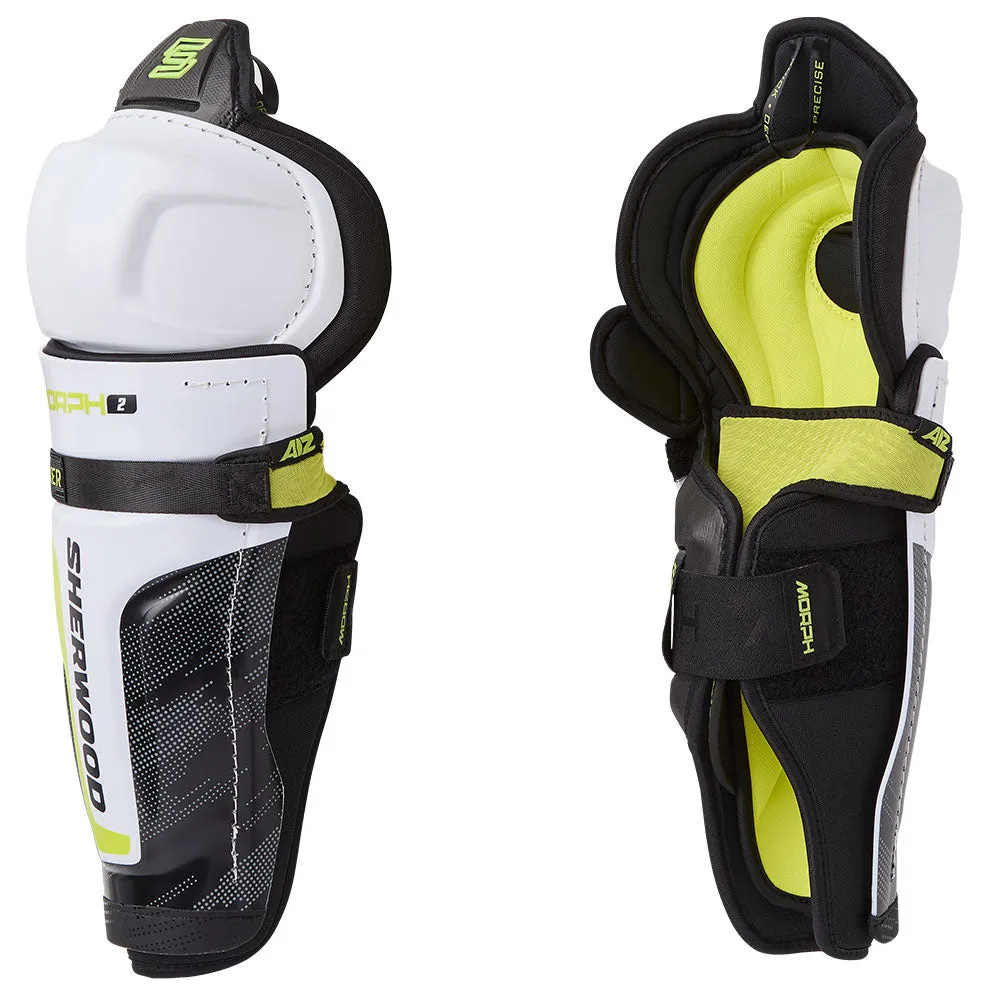 Sherwood Rekker Morph 2 Senior Hockey Shin Pads sold by Pro Hockey Life