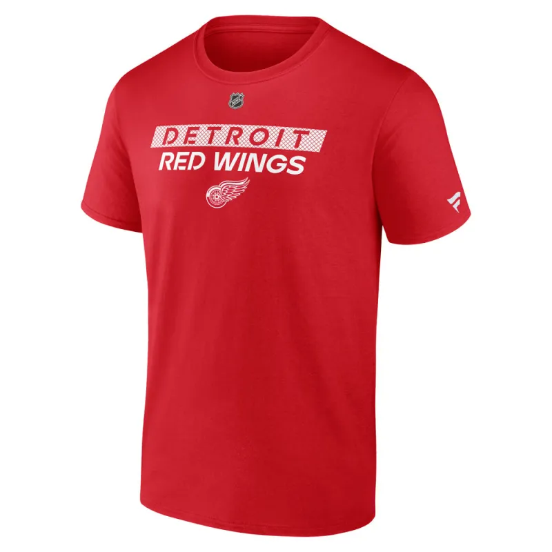 Fanatics Detroit Red Wings Authentic Pro Primary Men's Red T Shirt sold by Pro Hockey Life