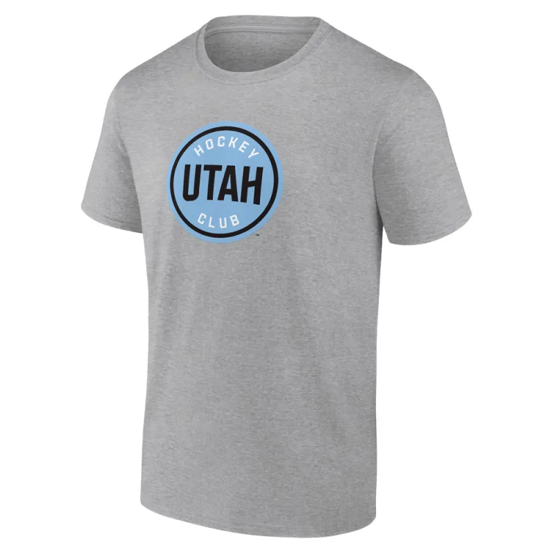 Fanatics Utah Hockey Club Primary Logo Men's Grey T Shirt sold by Pro Hockey Life