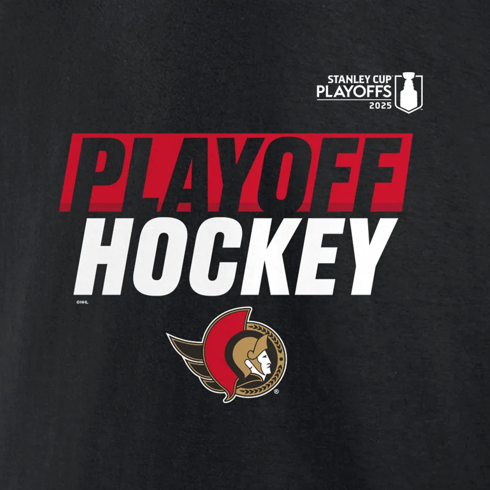 Fanatics Ottawa Senators 2025 Stanley Cup Playoffs Men's Black T Shirt sold by Pro Hockey Life product image thumbnail 4