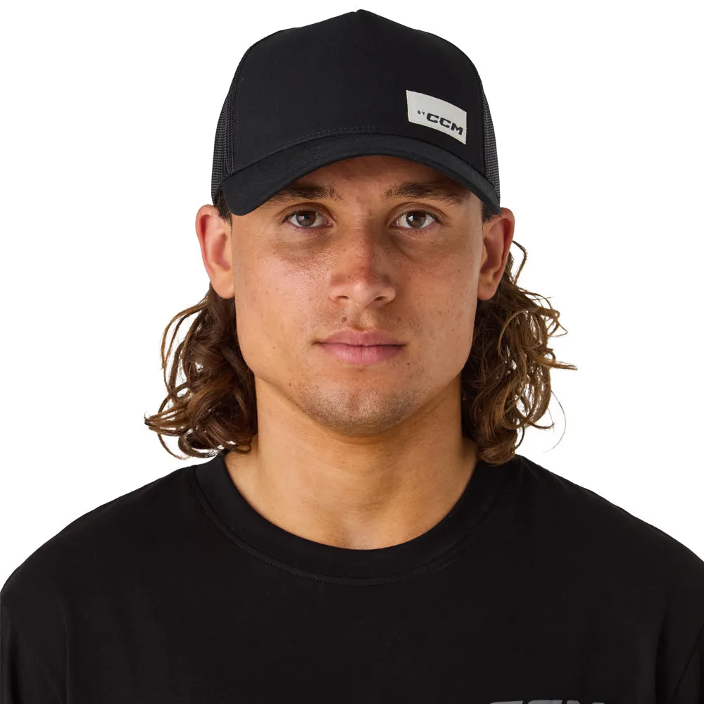 CCM Casual Black Trucker Hat sold by Pro Hockey Life product image thumbnail 4